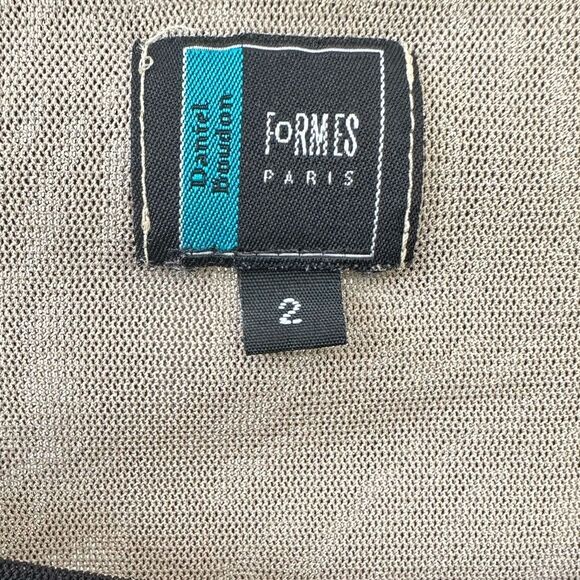 Daniel Boudon UK Formes Paris Mesh Lined Boat Neck Quarter Sleeve Classic Top 2 - Picture 4 of 4